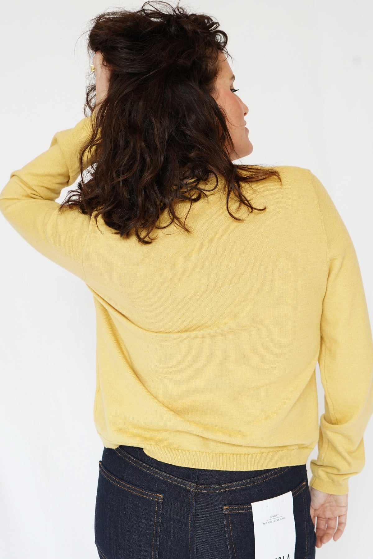 Genna Cardigan in Yellow