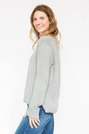Everyday Cotton Crew in Stone