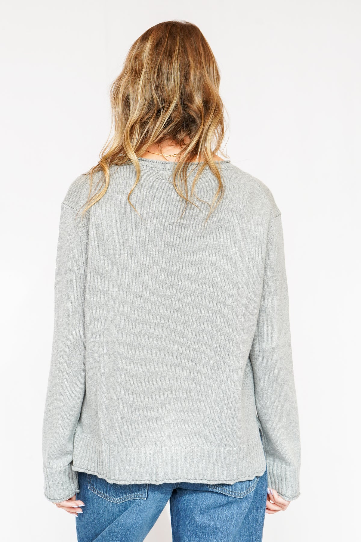 Everyday Cotton Crew in Stone