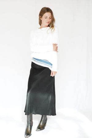 Cotton Fisherman Crew in Summer White