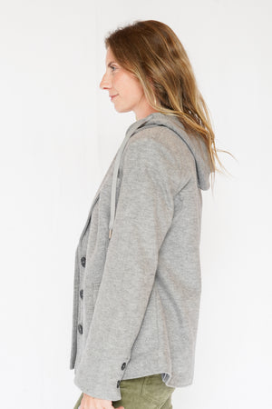 Oversized Blazer Jacket in Grey