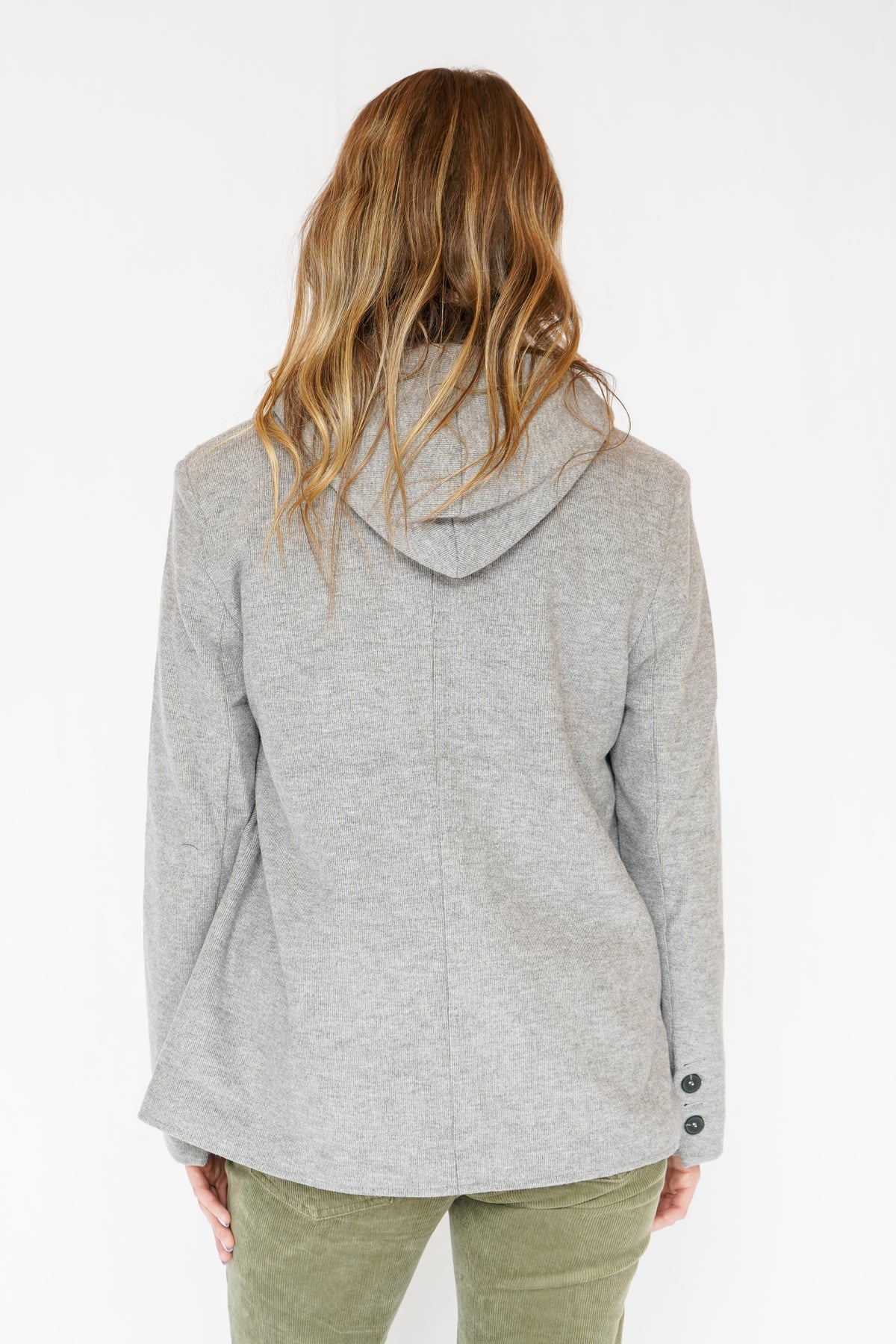 Oversized Blazer Jacket in Grey