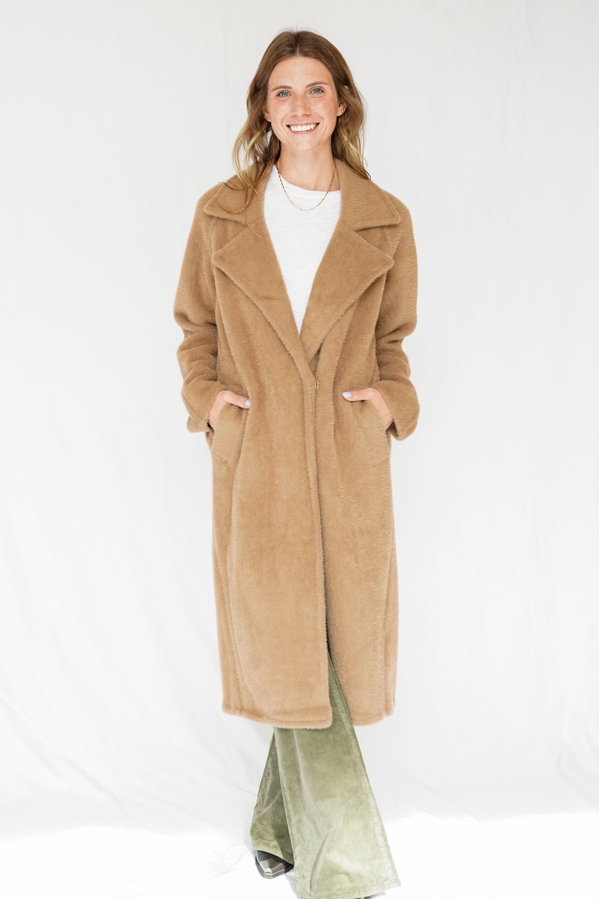 Z Supply Crosby Cocoon Coat in Light Toffee
