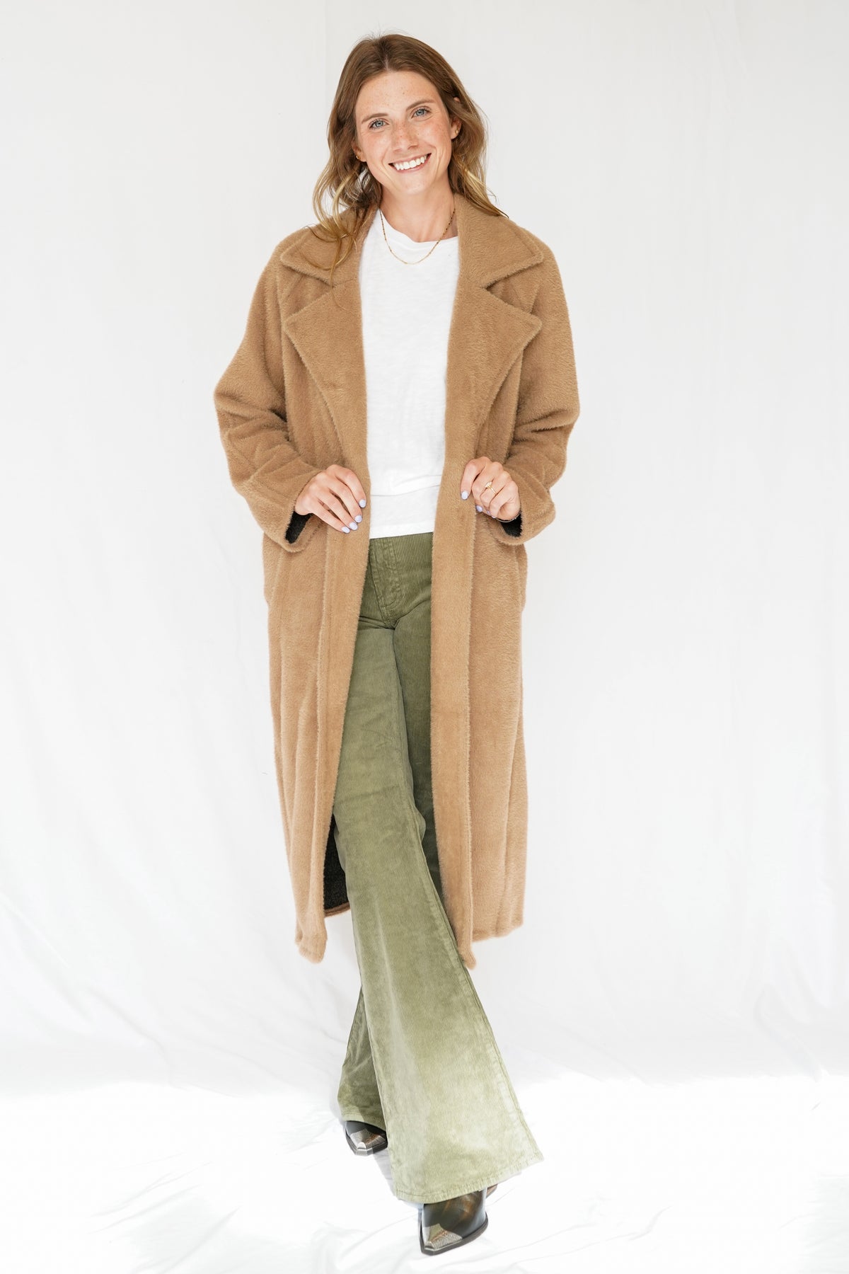 Z Supply Crosby Cocoon Coat in Light Toffee