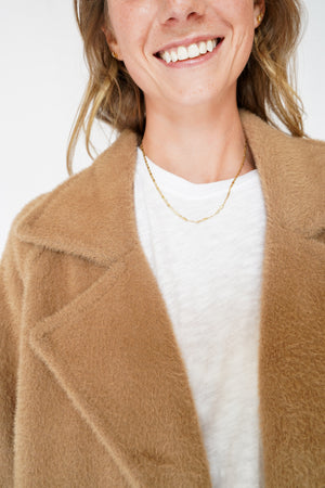 Z Supply Crosby Cocoon Coat in Light Toffee
