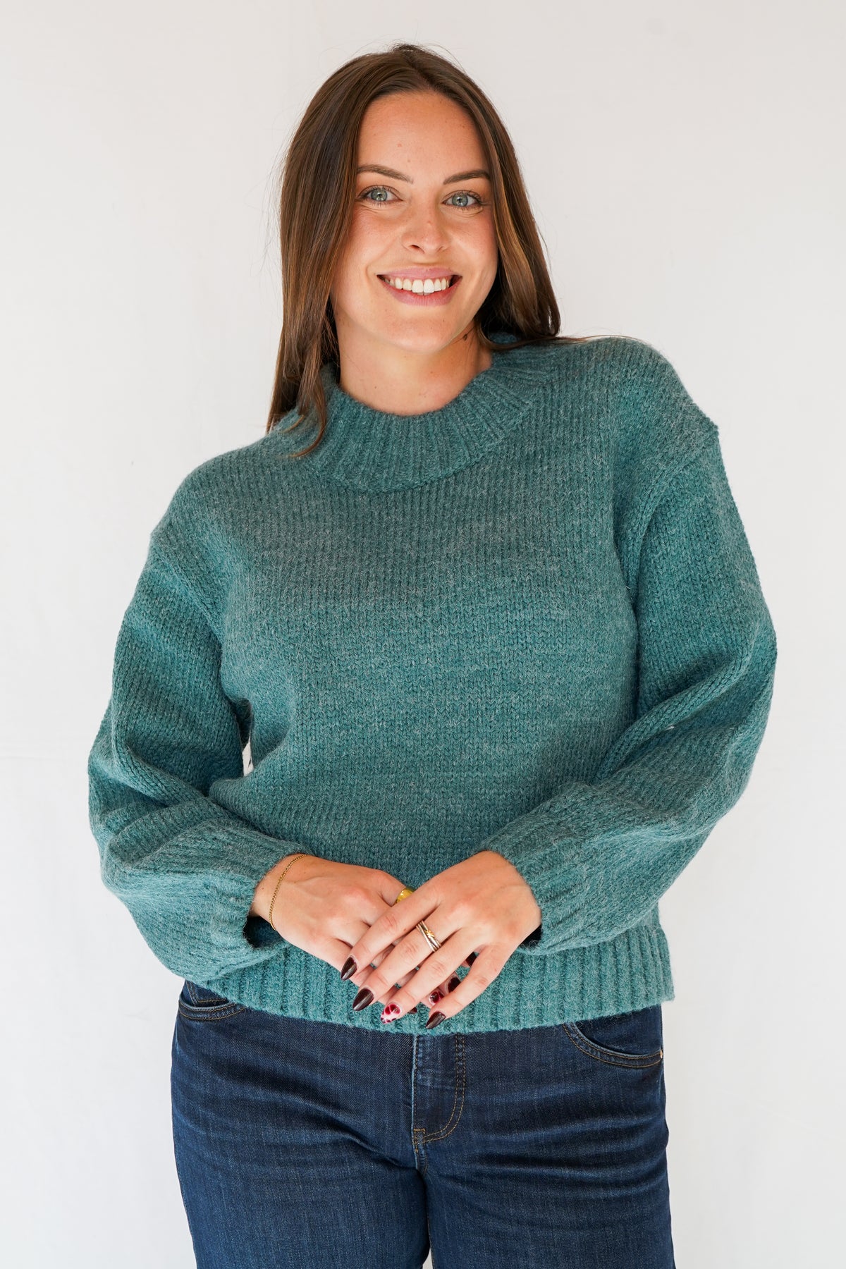 Gentle Fawn Tova Sweater in Heather Jewel