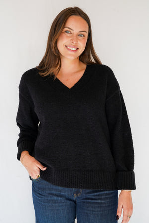 Gentle Fawn Tilda Sweater in Black