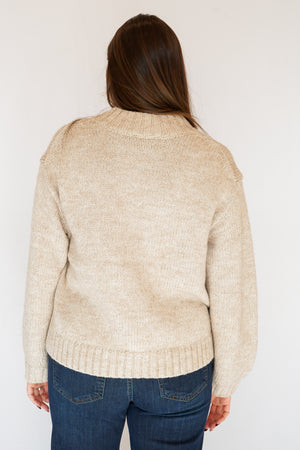 Gentle Fawn Tova Sweater in Heather Pebble