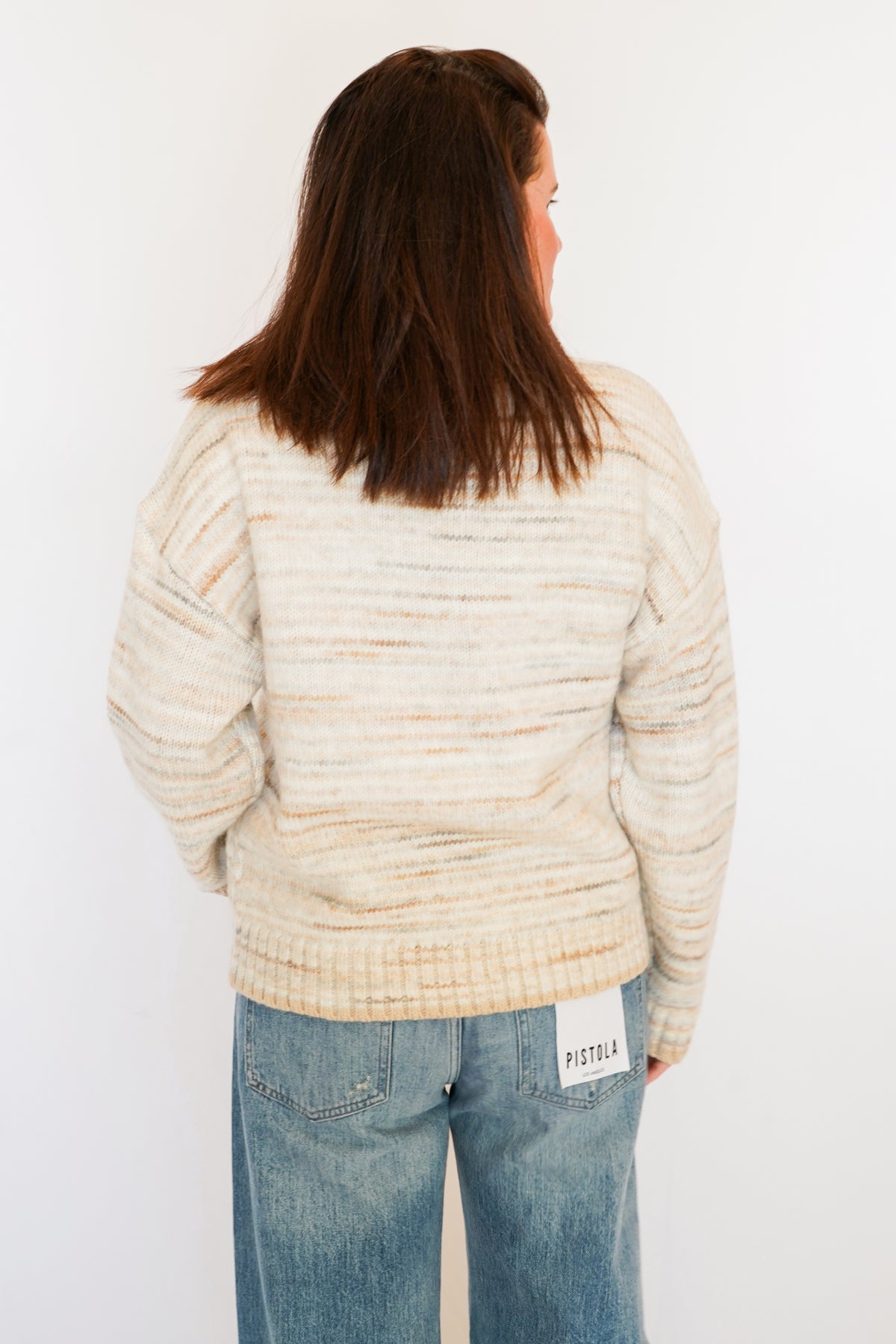 Cassy Sweater in Sand Multicolor