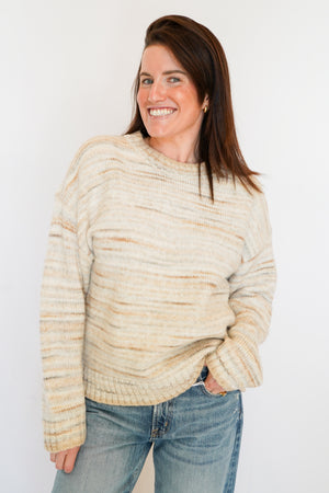 Cassy Sweater in Sand Multicolor