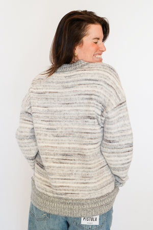 Patsy Sweater in Grey Multi