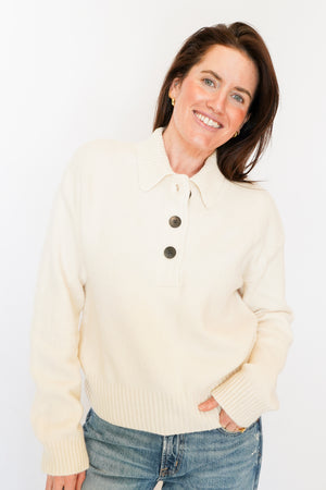 Quinlan Pullover In Cream
