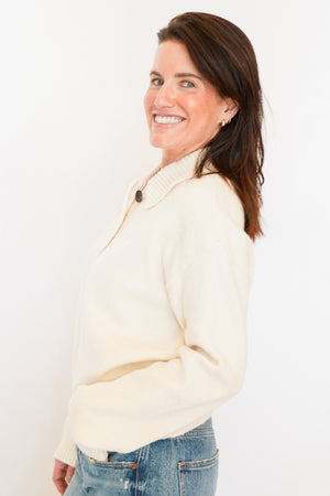 Quinlan Pullover In Cream