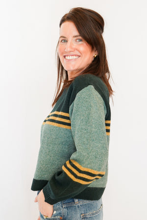 Greenwich Sweater in Hunter Green