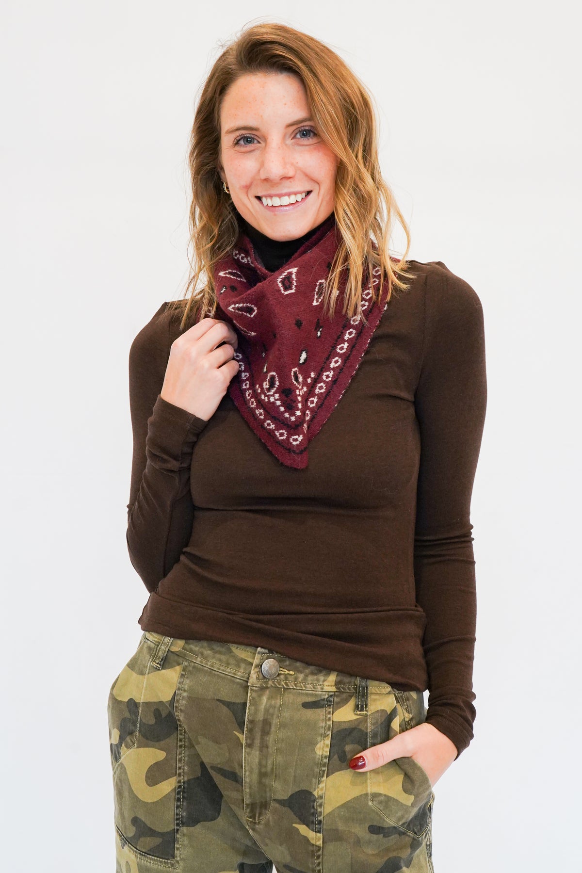 Fleur Top in Espresso