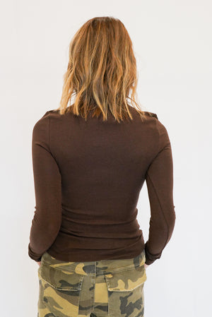 Fleur Top in Espresso