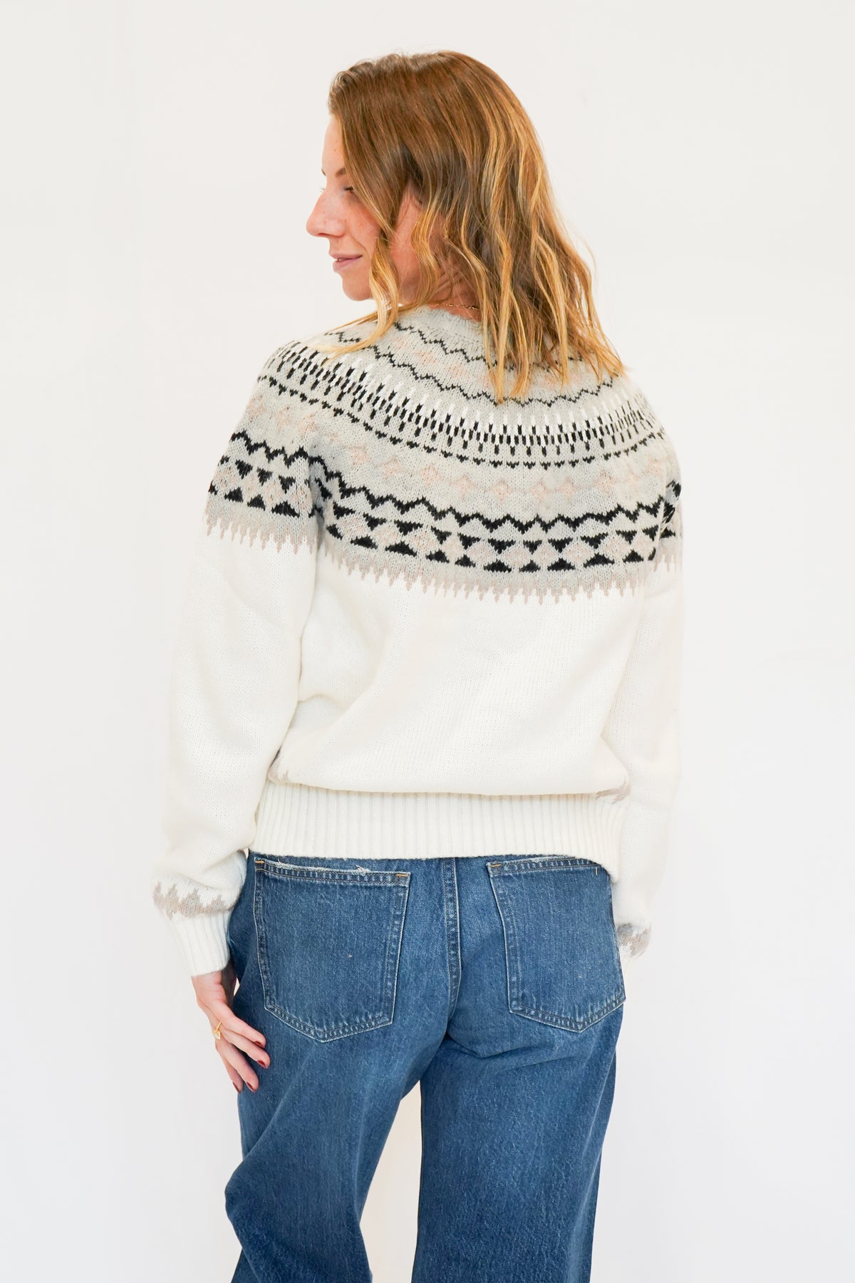 dRa Sunny Cardigan in Alpine Fairisle
