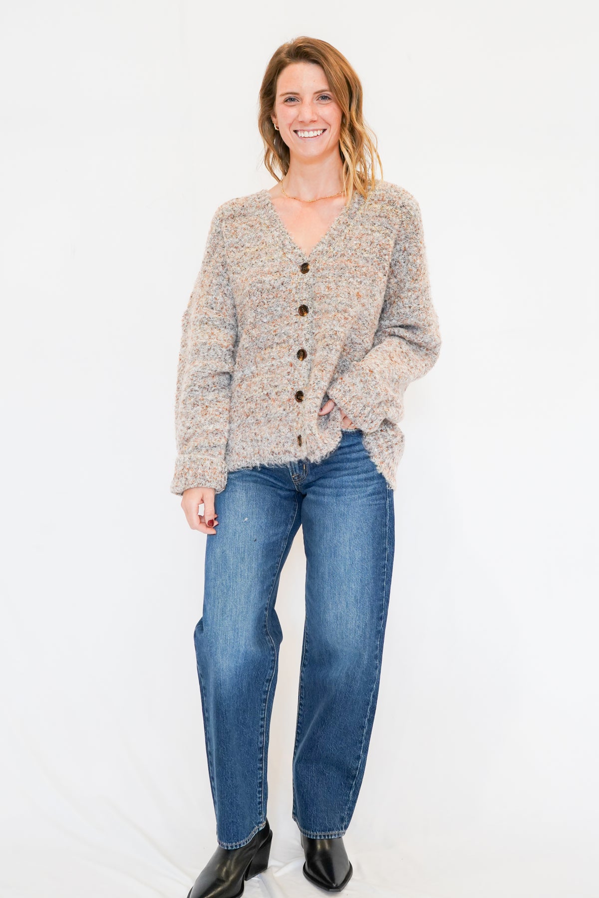 dRA Willa Cardigan In Melange