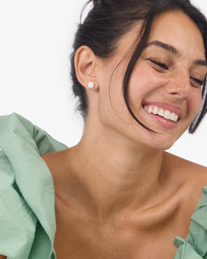 Melinda Maria Duchess 6mm Studs Gold Earrings