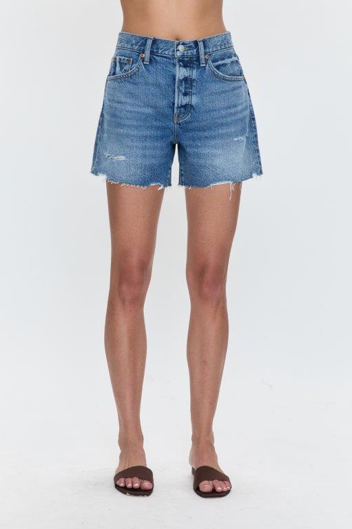 Pistola Andie Denim Short in THESIS DISTRESSED