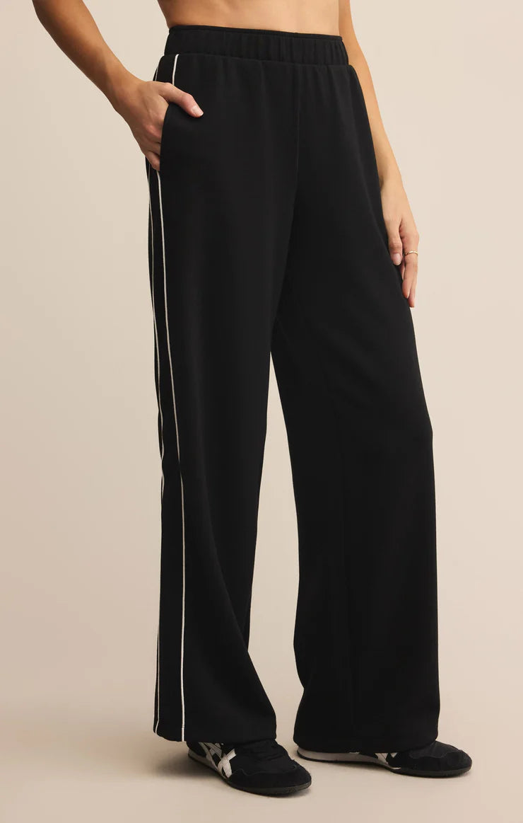 Z Supply Fastbreak Black Track Pant