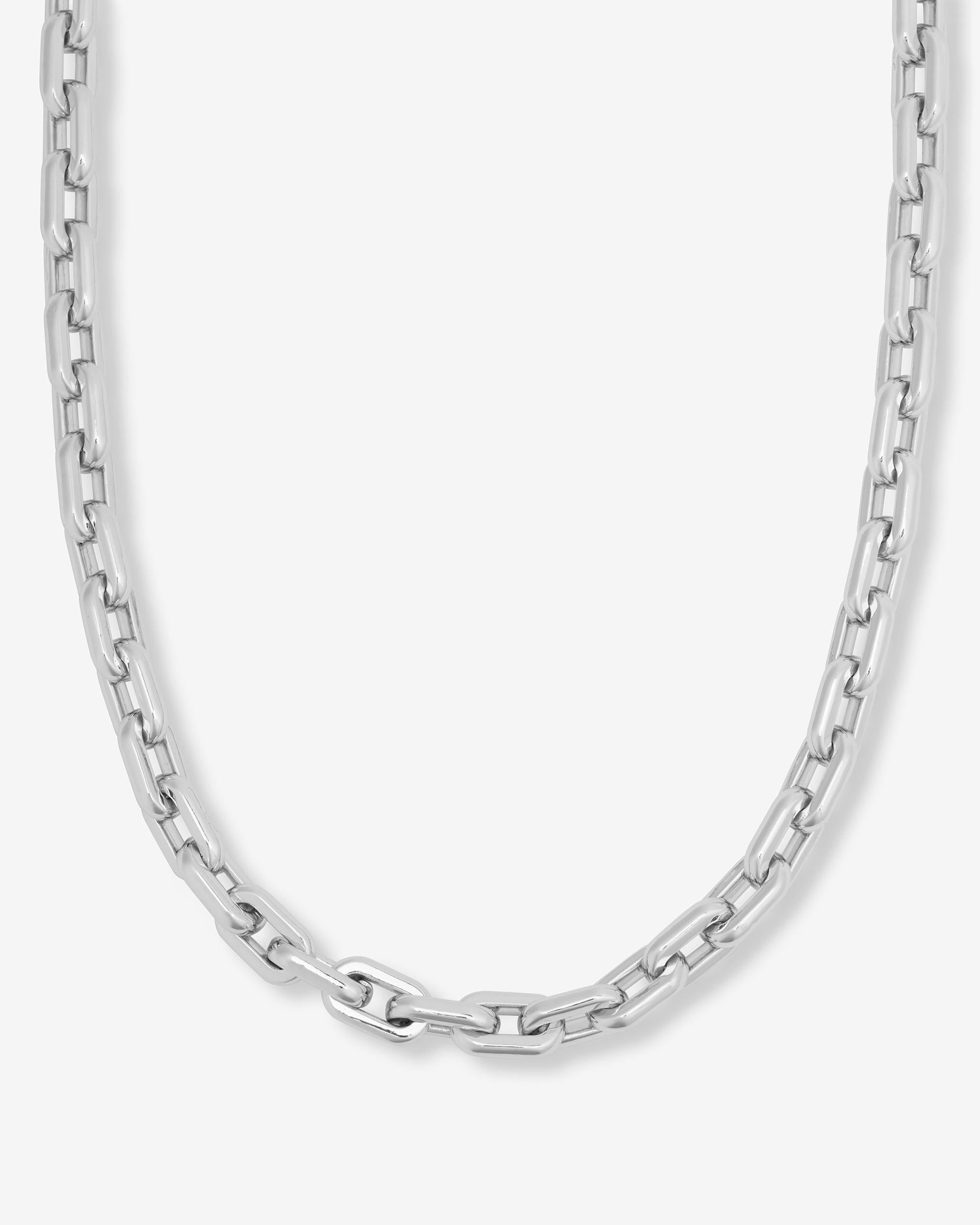 Melinda Maria Frankie Chain Necklace 18" in Silver
