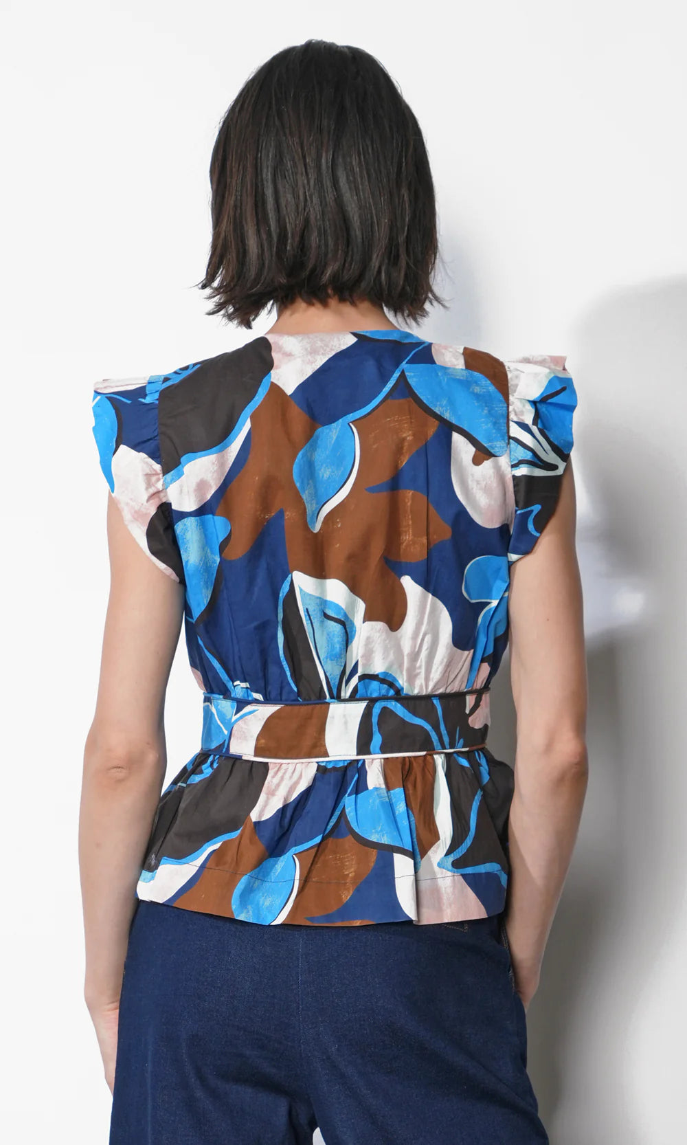 Greylin Sarina Poplin Printed Top