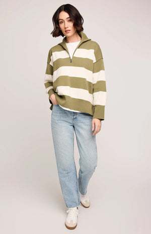 Gentle Fawn Idris 1/4 Zip Pullover Sweater