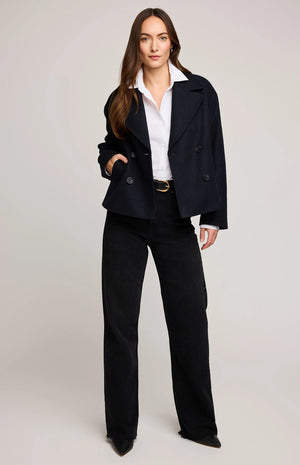 Gentle Fawn Marguerite Trench Coat in Navy