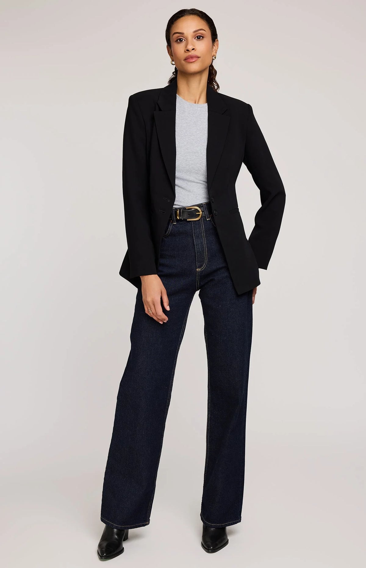 Gentle Fawn Marren Black Oversized Blazer