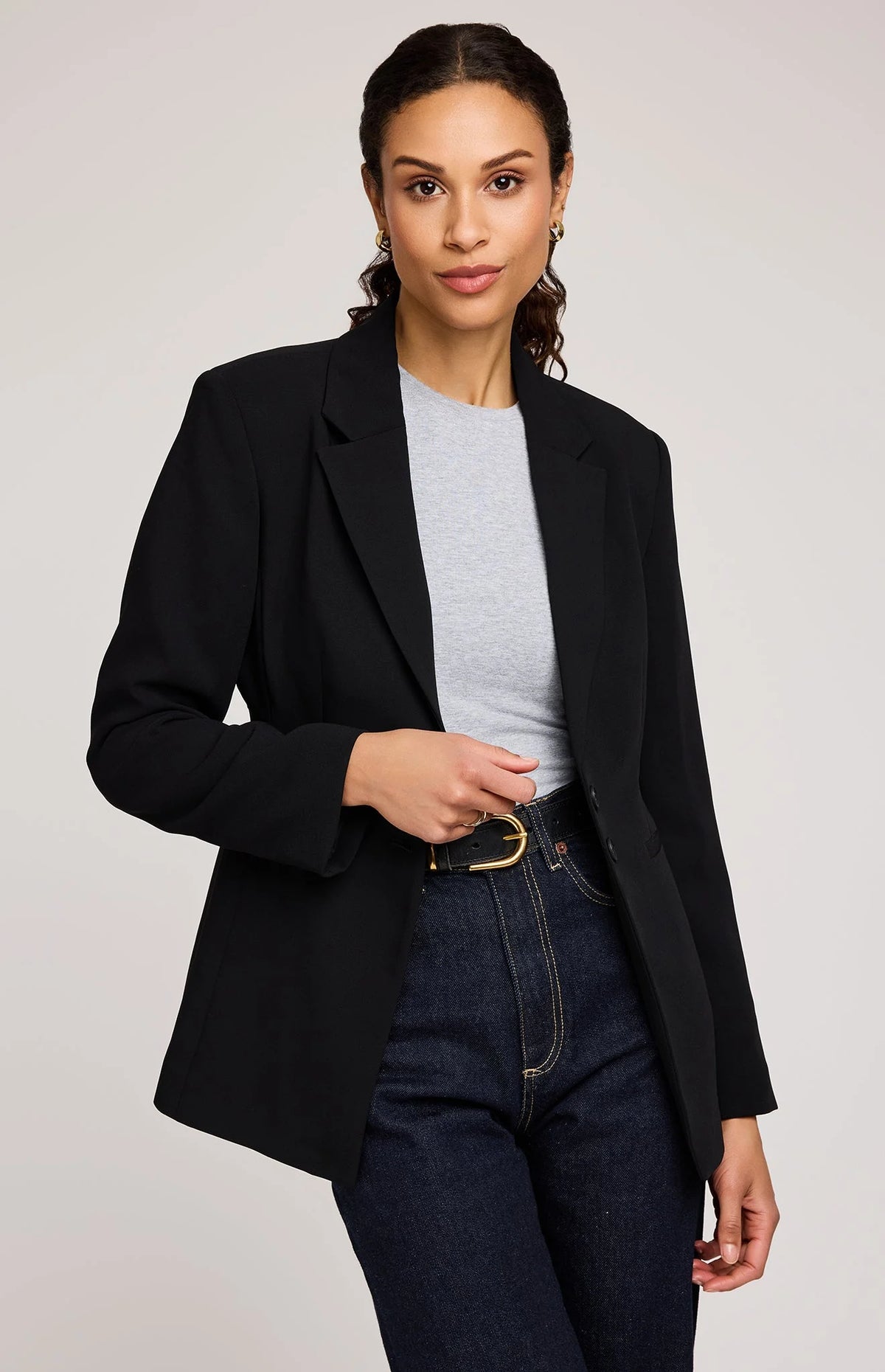 Gentle Fawn Marren Black Oversized Blazer