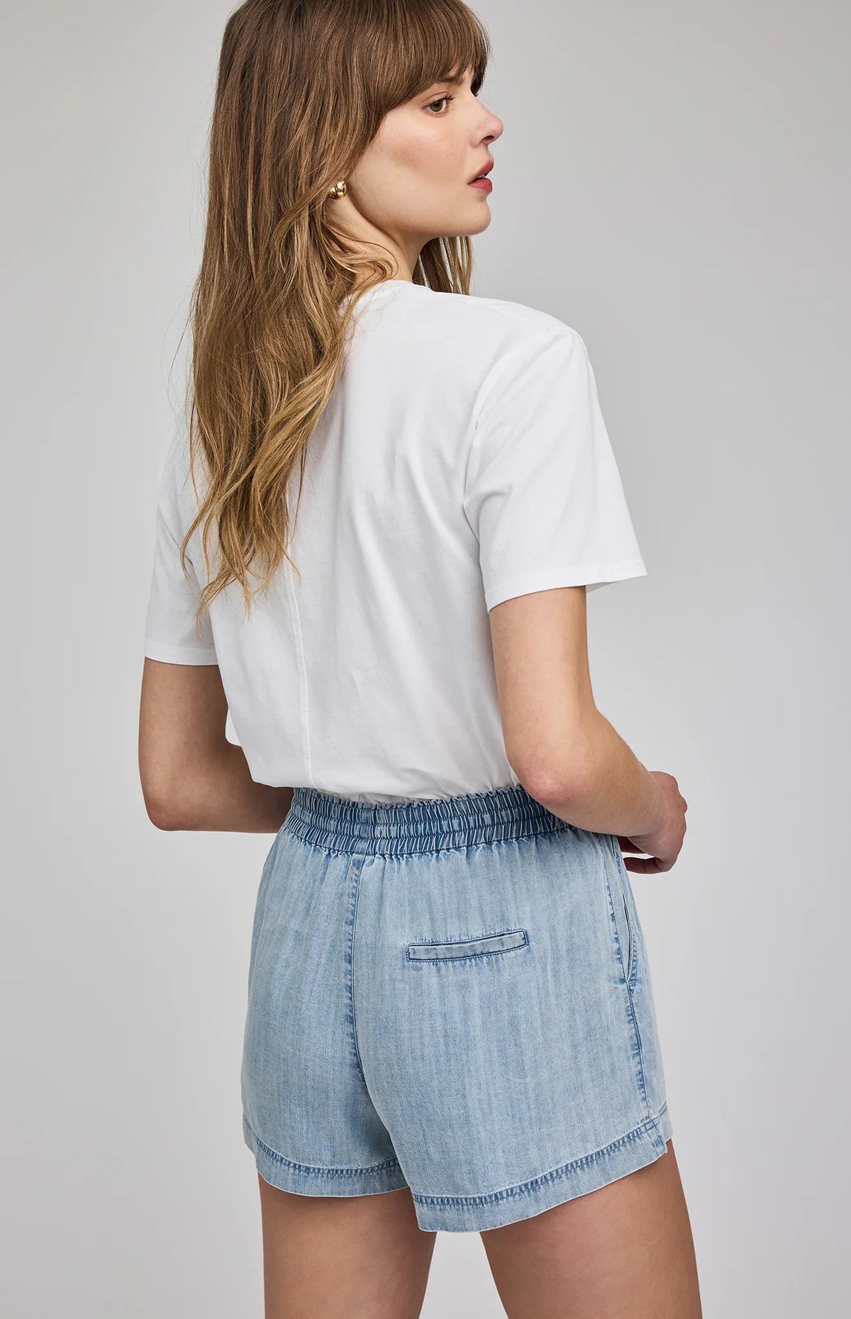 Gentle Fawn Tessa Relaxed Short in Light Blue