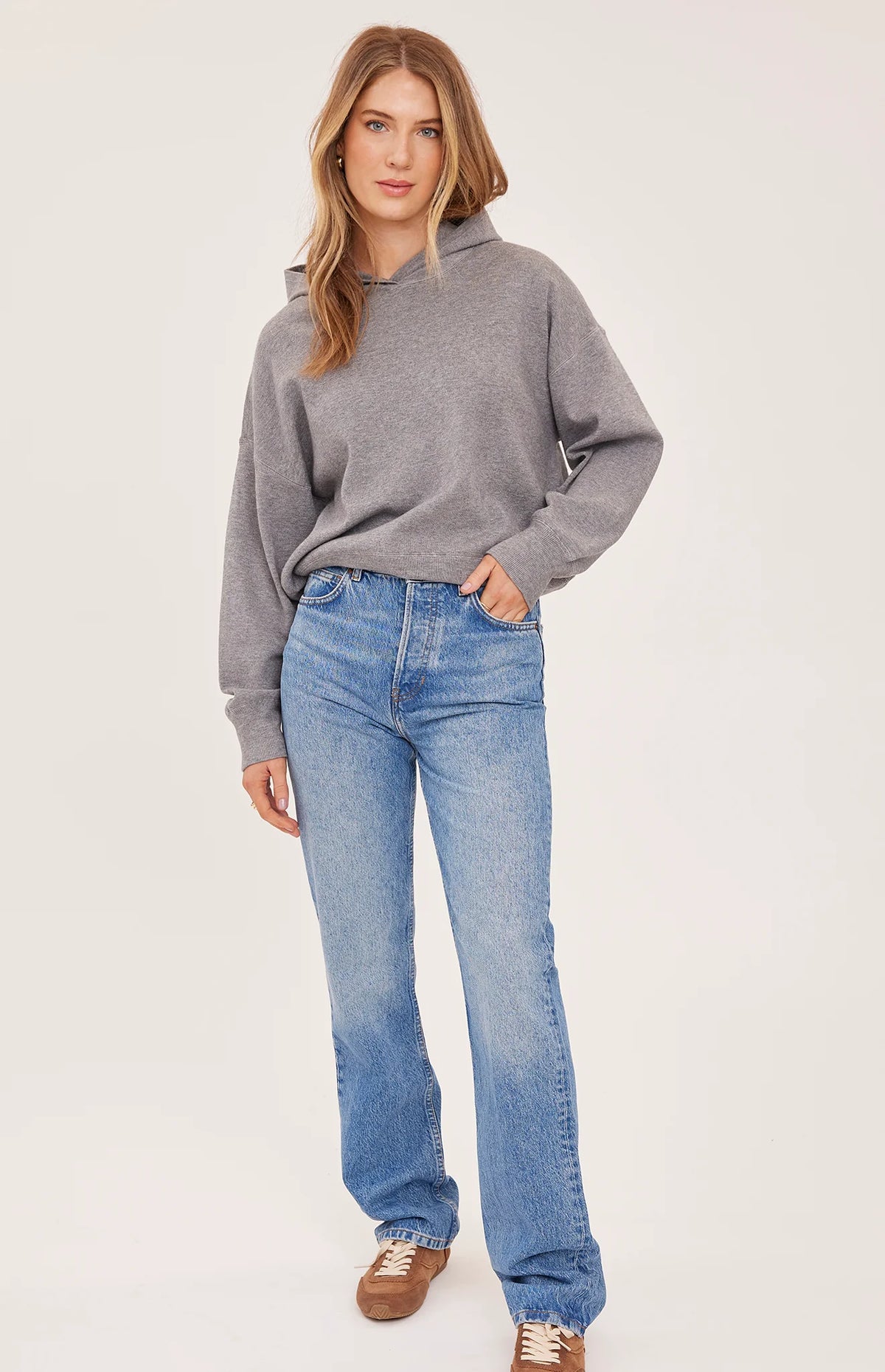 Gentle Fawn Grayson Sweater in Heather Grey