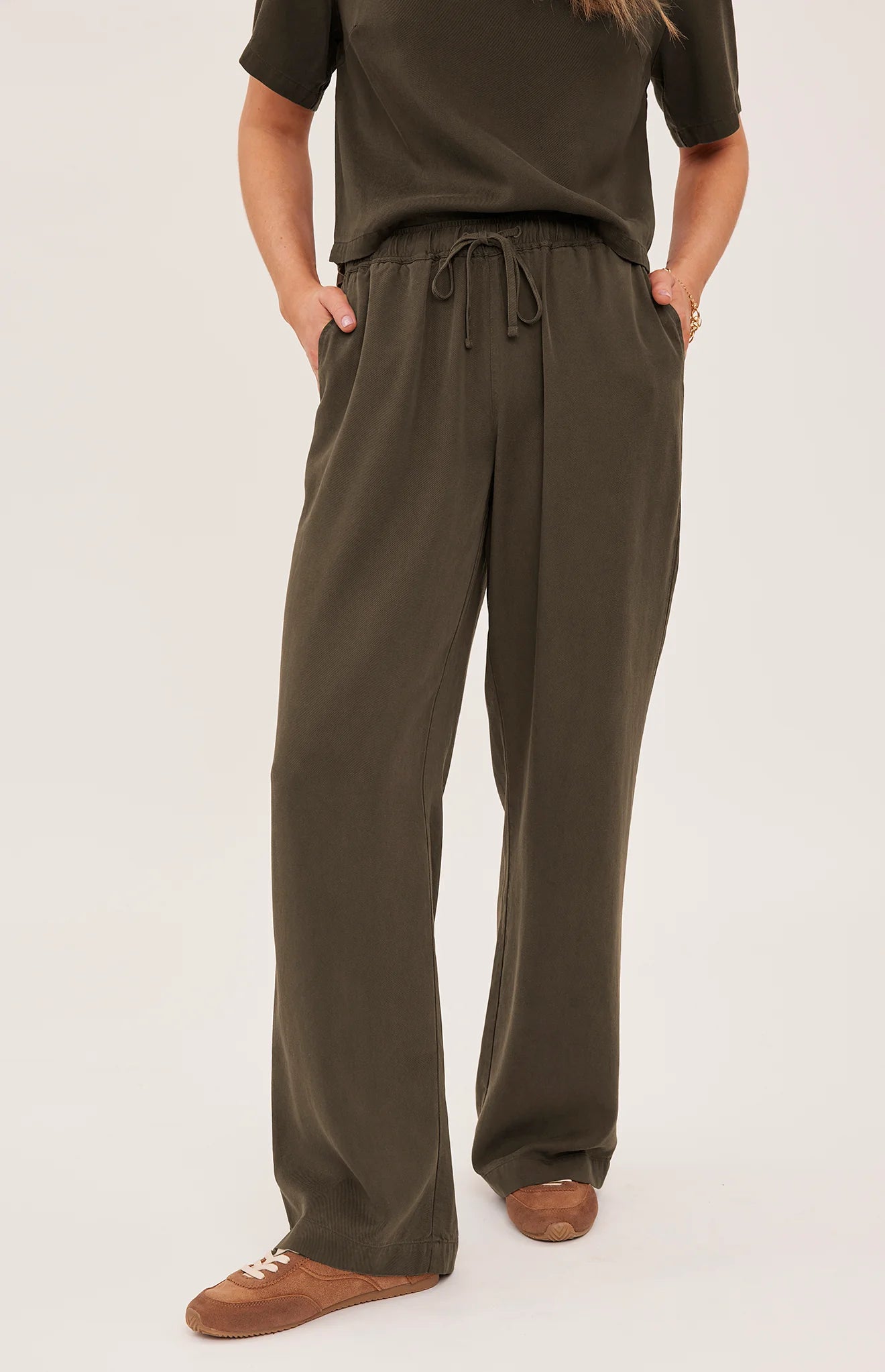 Gentle Fawn Gabriel Pants in Washed Bayleaf