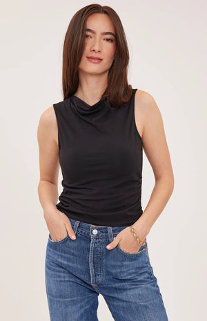 Indra Tank in Black