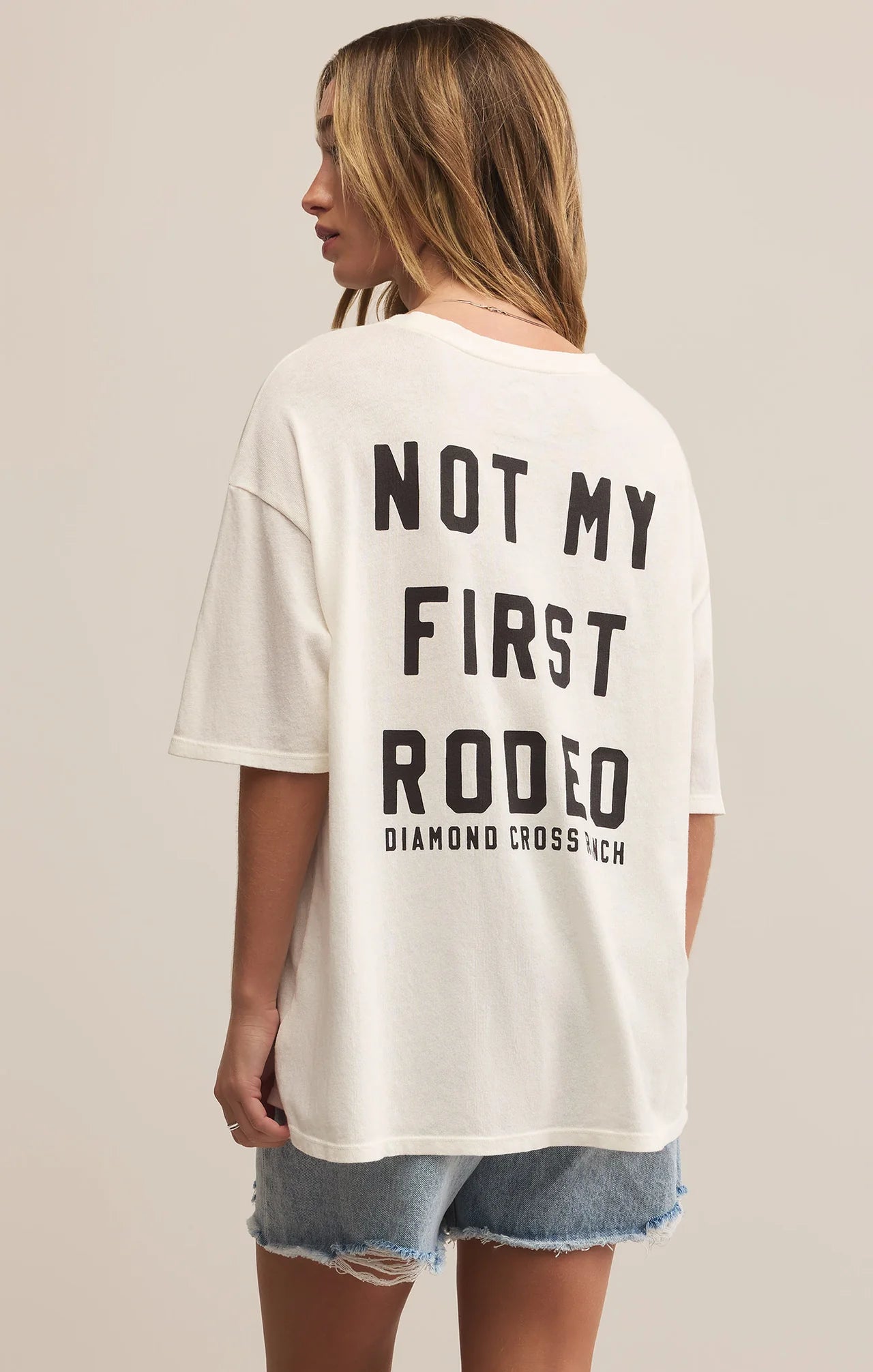 HOWDY SOCAL TEE in Sea Salt