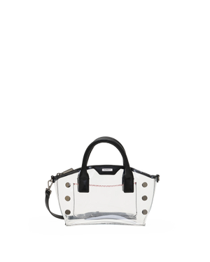 Hammitt Paula Clear Bag in Black/Gunmetal