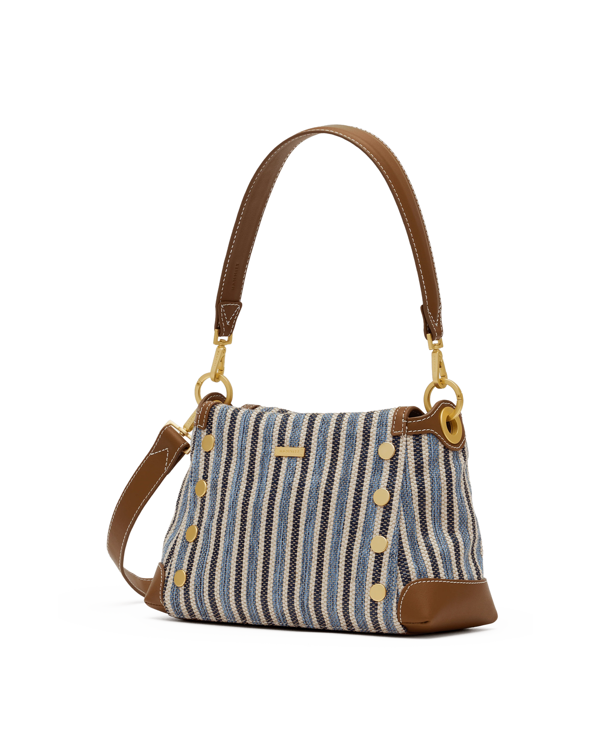 Hammitt Bryant Medium in Cabana Blue with Brushed Gold