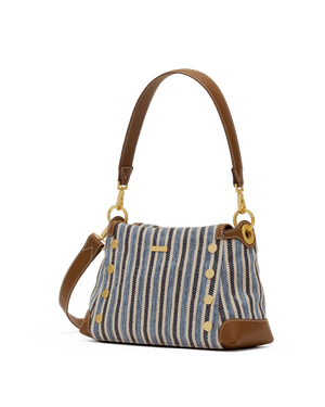 Hammitt Bryant Medium in Cabana Blue with Brushed Gold