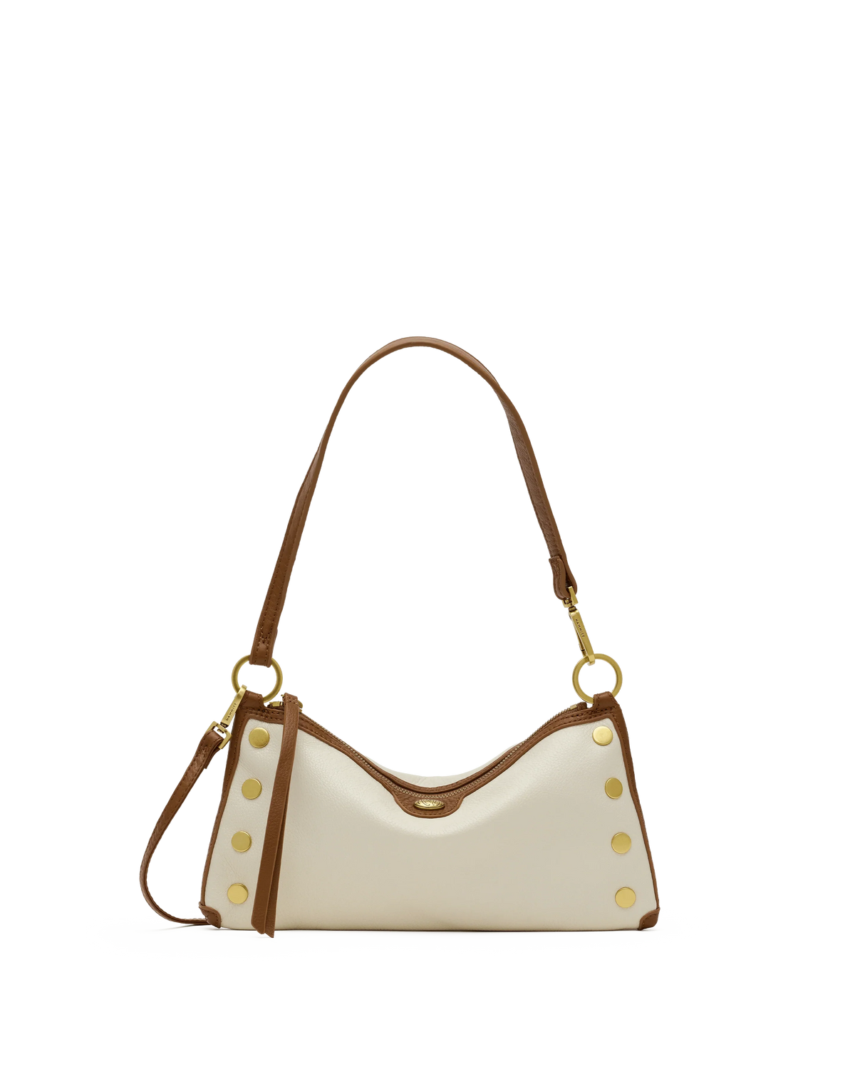 Hammitt Kyle Leather Handbag in West End with Antique Gold