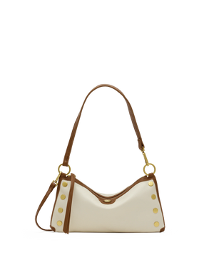 Hammitt Kyle Leather Handbag in West End with Antique Gold