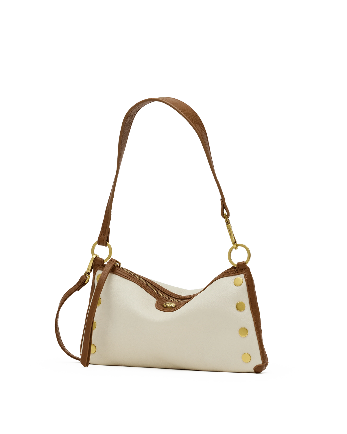 Hammitt Kyle Leather Handbag in West End with Antique Gold