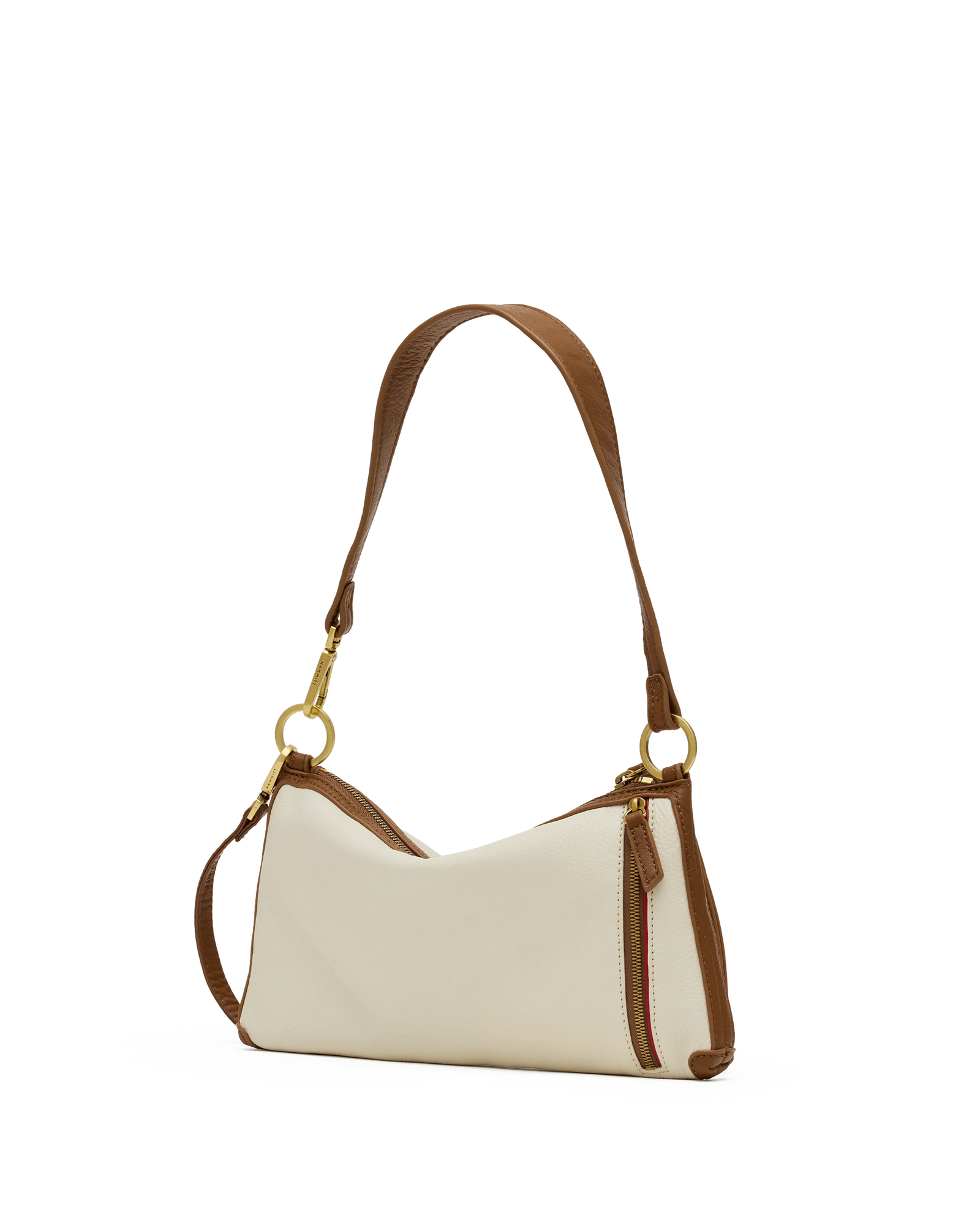 Hammitt Kyle Leather Handbag in West End with Antique Gold