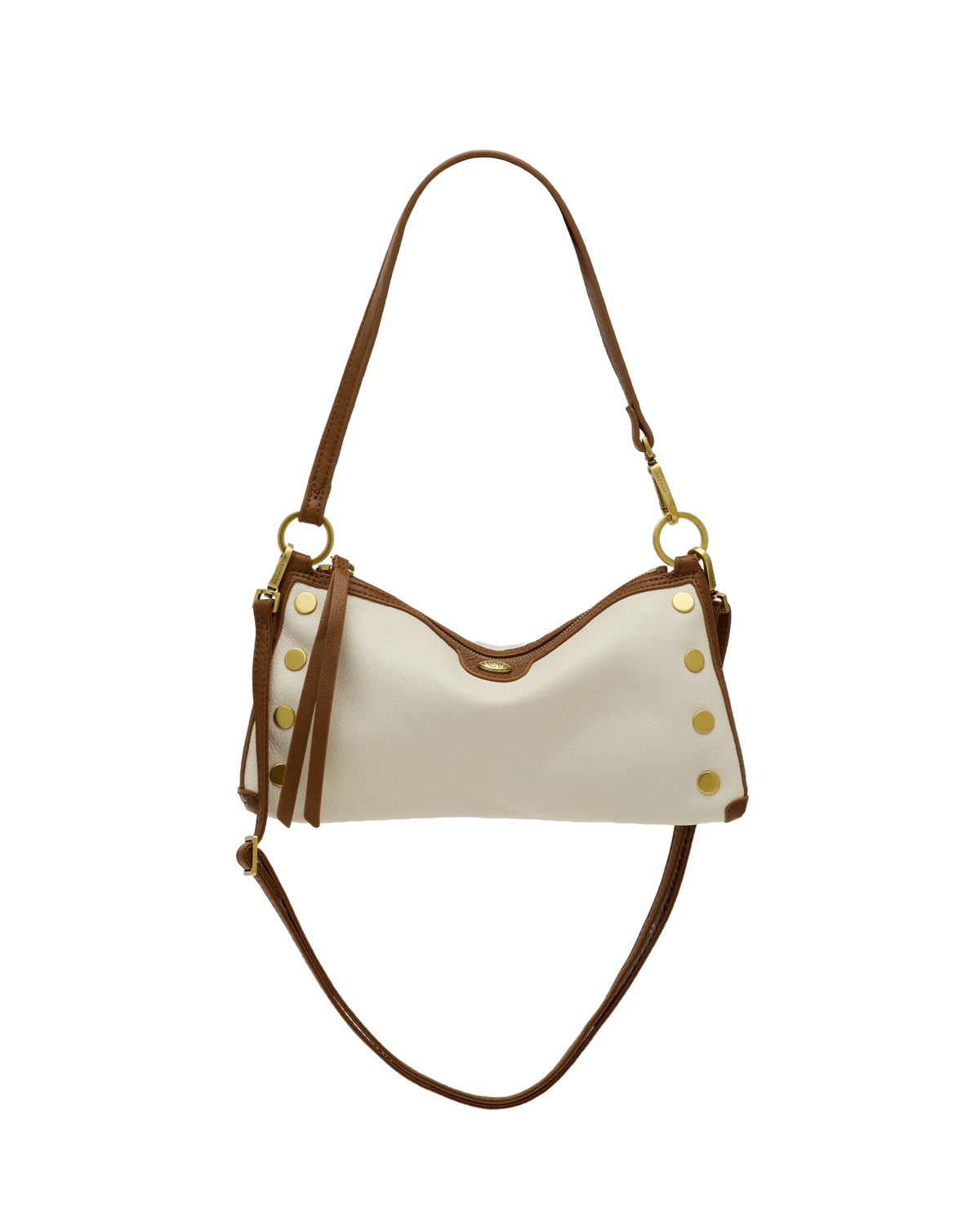 Hammitt Kyle Leather Handbag in West End with Antique Gold