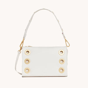 Hammitt Montana Clutch Small Calla Lily White Handbag
