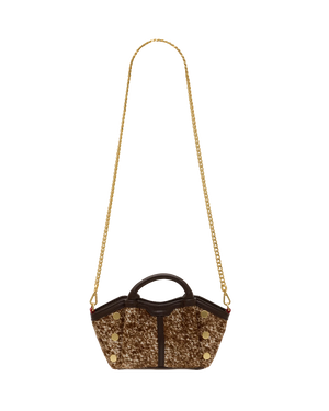 Hammitt Paul Mini Bag in Speckle Calf/Brushed Gold