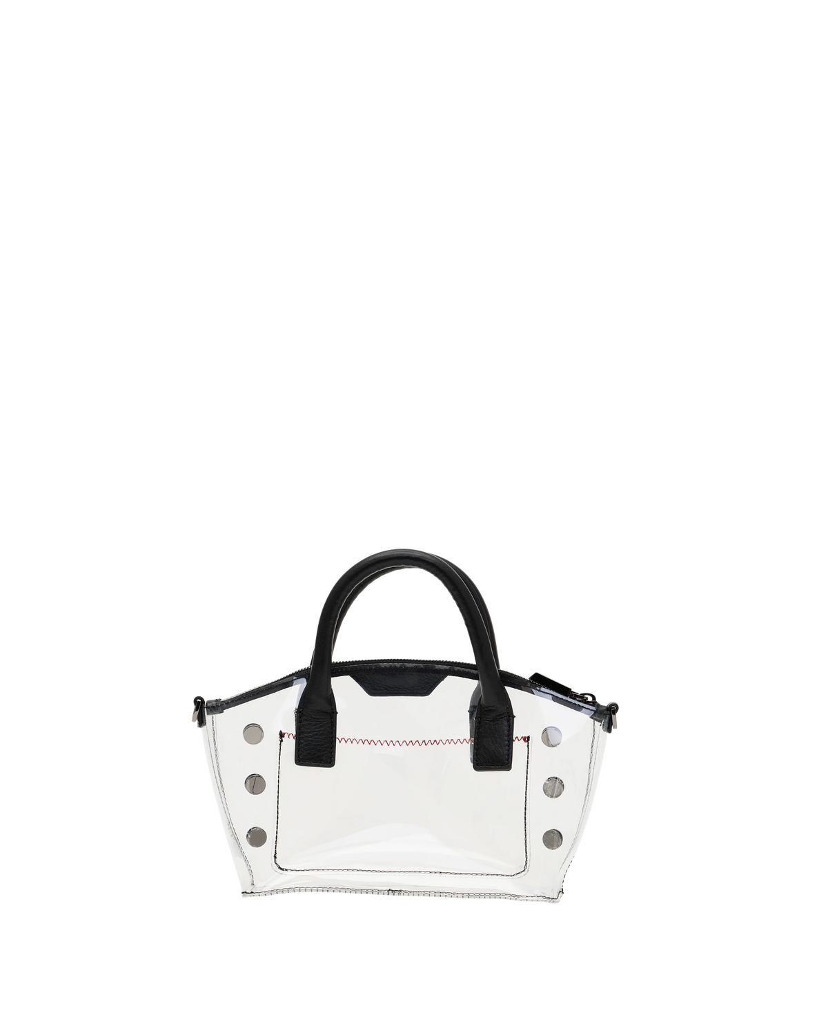 Hammitt Paula Clear Bag in Black/Gunmetal