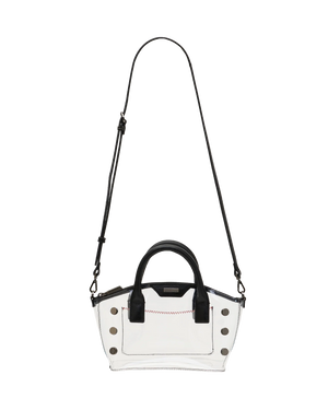Hammitt Paula Clear Bag in Black/Gunmetal