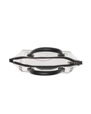 Hammitt Paula Clear Bag in Black/Gunmetal