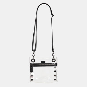 Hammitt Tony Small Clear Black Handbag
